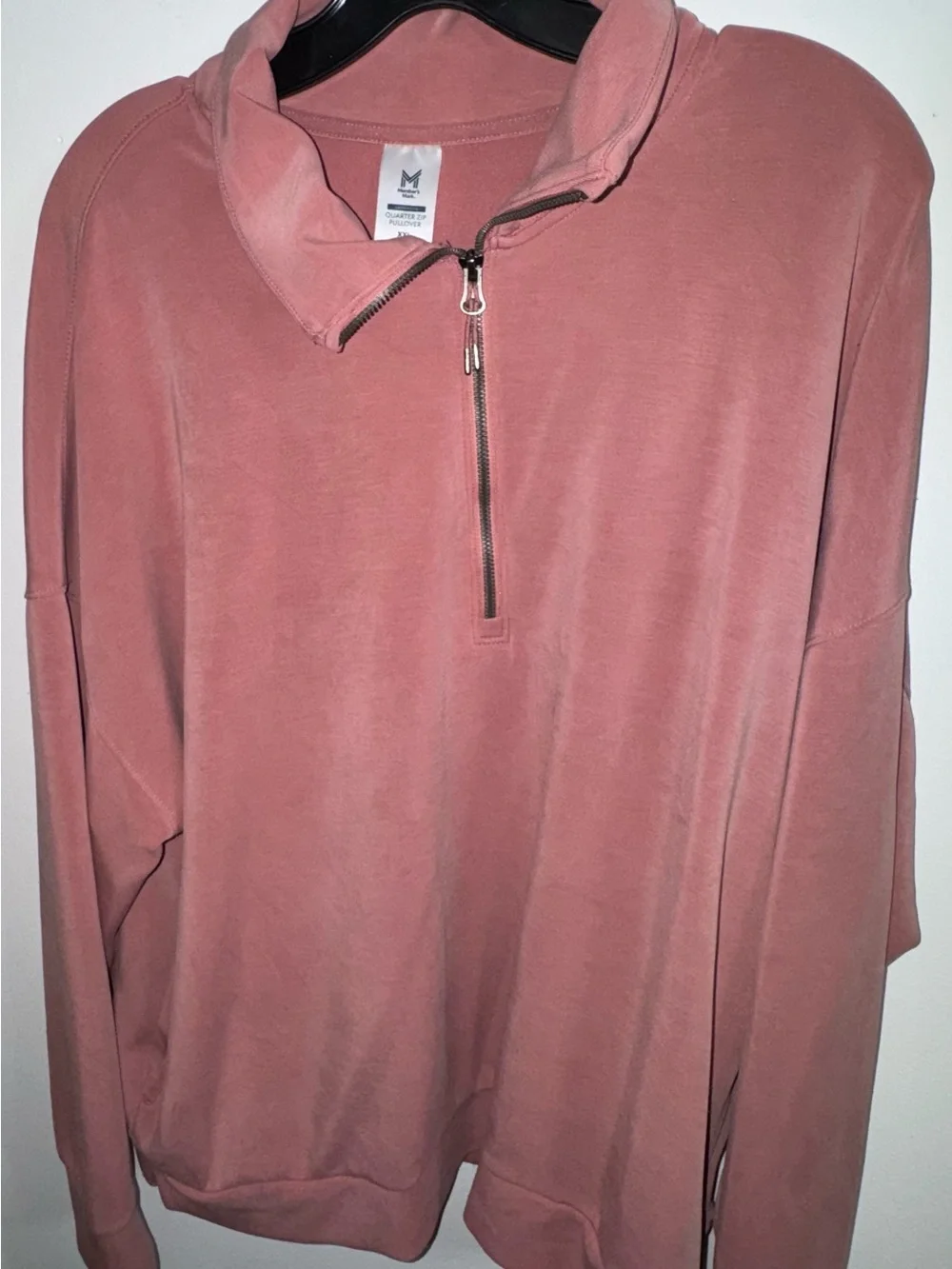 Half-Zip Sweatshirt Set in Dusty Rose (soft) **read description****